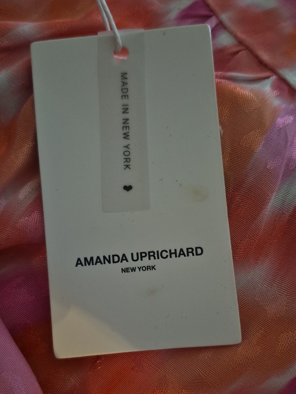Amanda Uprichard NWT Everyday Top in Vibrant "Rosato" watercolor floral print XS - Picture 8 of 9